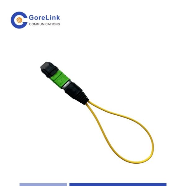 12 Fiber MPO/APC Singlemode Fiber Loopback Module for QSFP testing