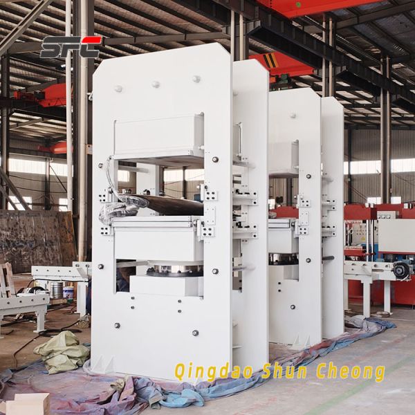 PLC Control Hydraulic Vulcanizing Press Machine with Customized Size and 0-100MPa Pressure Range