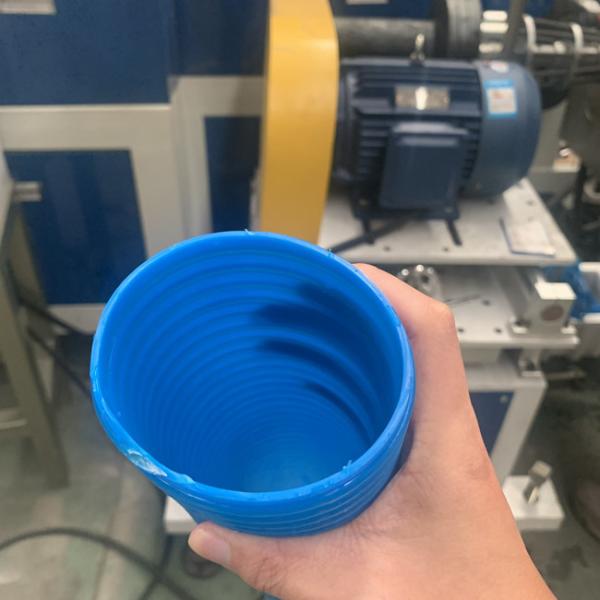 Линия штранг-прессования трубы PE машины шланга спирали мотора Сименс зерен PVC