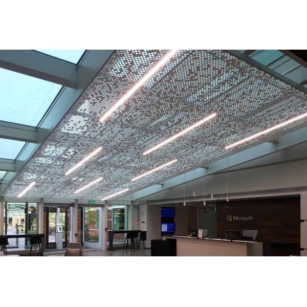 300х300мм 600х1200мм Алюминиевые потолочные панели с порошковым покрытием против коррозии