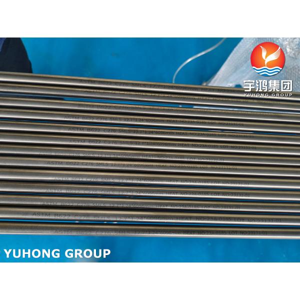 ASME SB622 UNS N10276 / 2.4819 Nickel Alloy Tube Seamless Hastelloy C276 Tube End Treaded