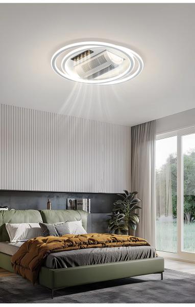 venta al por mayor ventilador de techo con control remoto de luz para dormitorio sala de estar comedor protección ocular ventiladores silenciosos luces