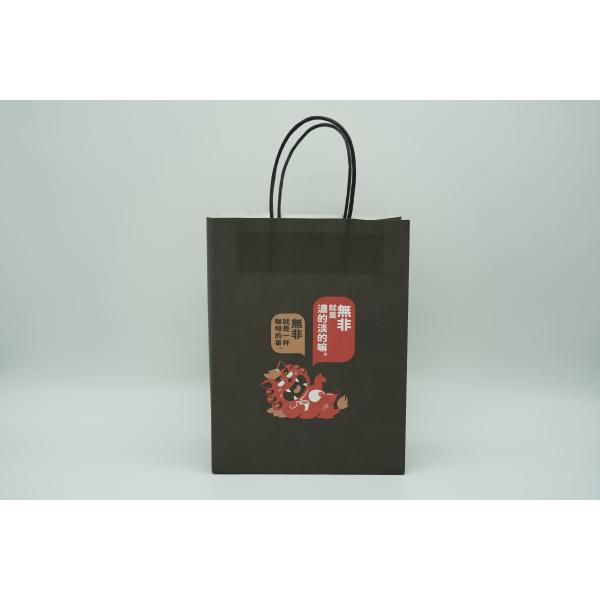 Lipack Take Out Fast Food Kraft Paper Carry Bag Customized Logo Takeaway Paper Bags For Food