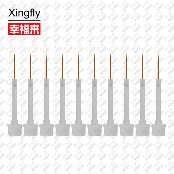 Xingfly Nail Art Polish Thin Brush Nylon Hair Пластиковый рукоятки материал
