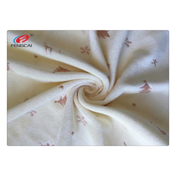 毛布のために印刷される100%ポリエステル柔らかいMinkyのPlush生地のかわいい