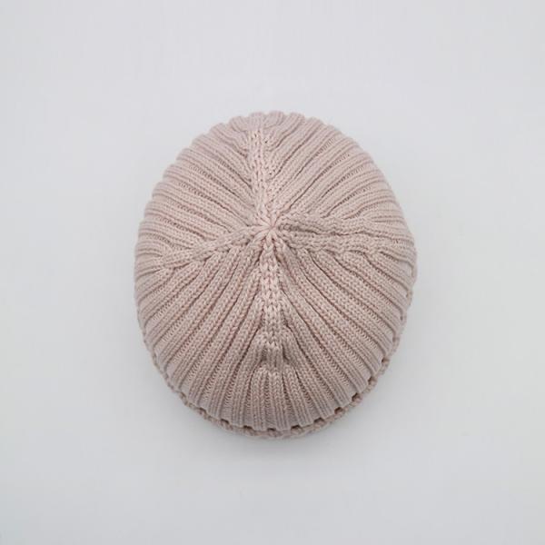 Os adultos fazem malha Beanie Hats Polyester Fabric Circumference 58CM, macio & morno