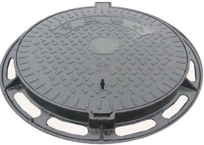 550 Mm Sewer Manhole Cover Circular Lockable Anti Impact For Sidewalk / Highway