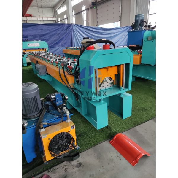 High Speed 310mm Feeding Width 14 Row Molding Roof Ridge Roll Forming