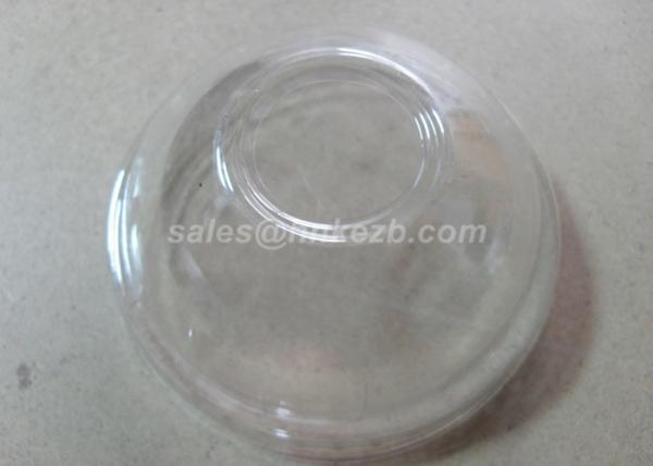 Plastic 80mm Transparent Clear Paper Cup Lid for Ice Cream Cups / Bowls