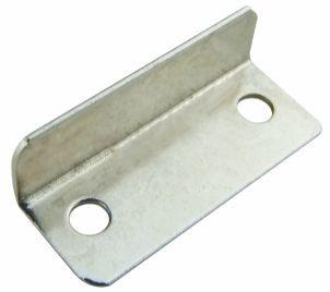 2 Holes Cabinet Fixing Brackets , Door Lock Bracket 2mm Thickness Long Life Span