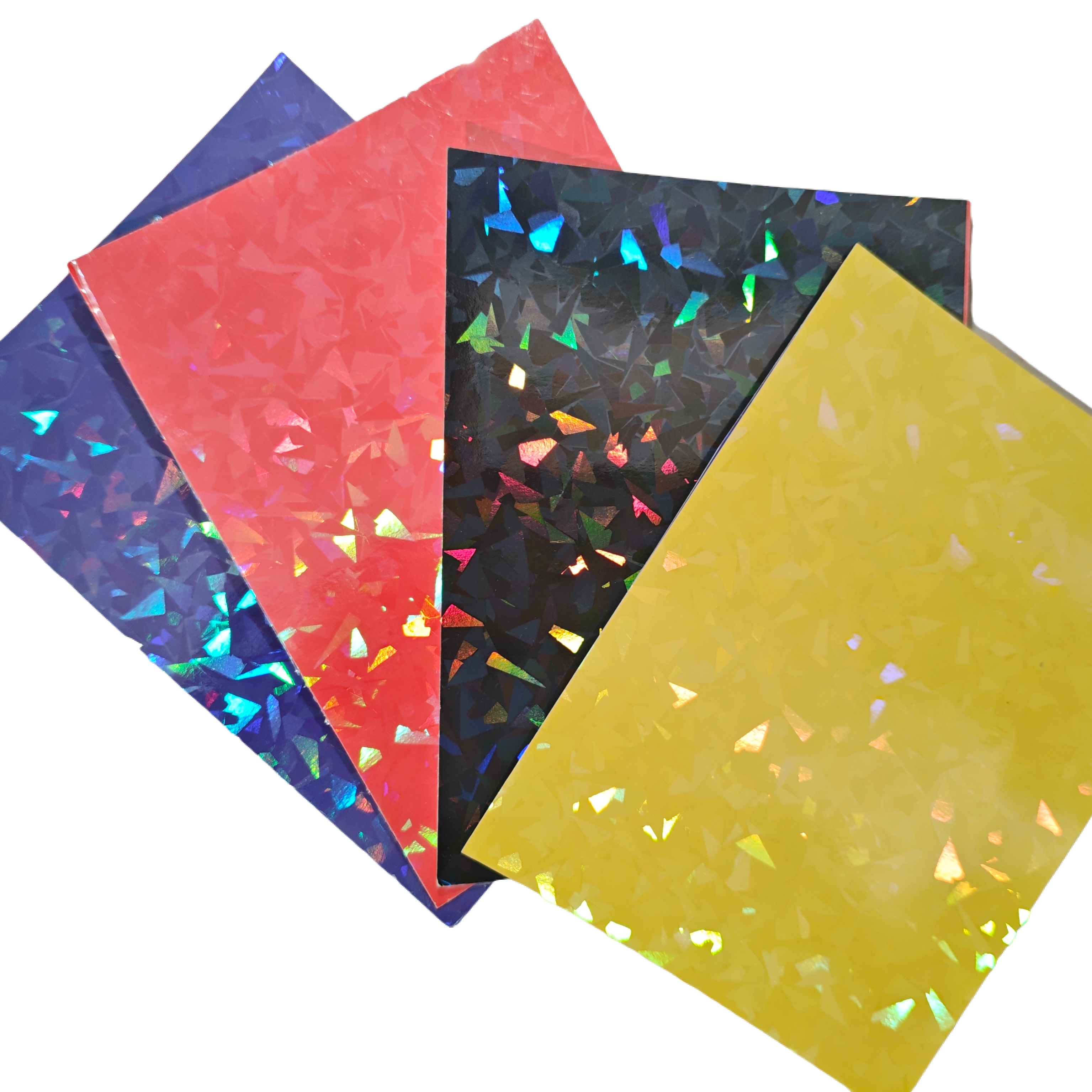 Hot Selling A4 Self Adhesive Holographic Cold Lamination Film Stickers Good Adhesion Easy to Use