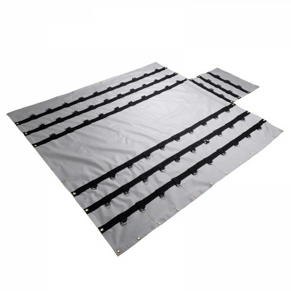 Polyester PVC Truck Cover 20*20 Density Tear Resistant