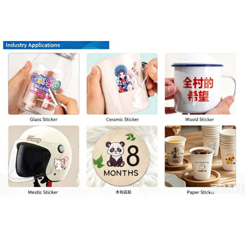 Eco Friendly DTF Products Easy Operation 1440dpi UV DTF Crystal Label Printer