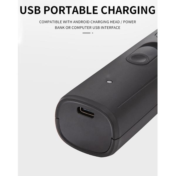 Cargador eléctrico de uñas para perros con USB negro Cortador eléctrico de uñas para mascotas