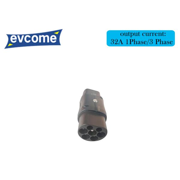 EVCOME Type 2 To GBT Adapter (250V 32A 1 Phase 3 Phase ) Ev Charger Connector OEM ODM
