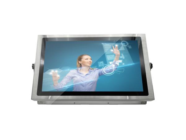 21.5 IP69K panel PC stainless steel yoke mount waterproof panel PC