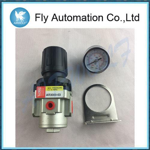 Techno Series Air Preparation Units Pressure Regulator With Overflow AR3000-02 AR3000-03