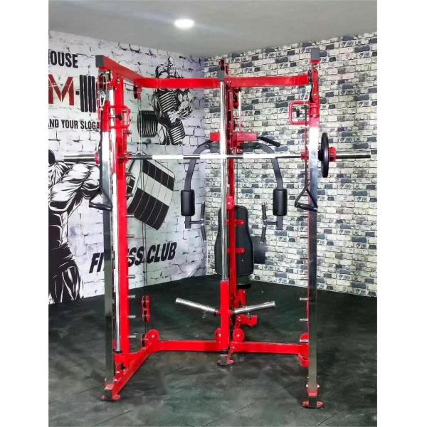 Power Squat Rack Smith Machine Sports Workout Style for Strength Training Equipment