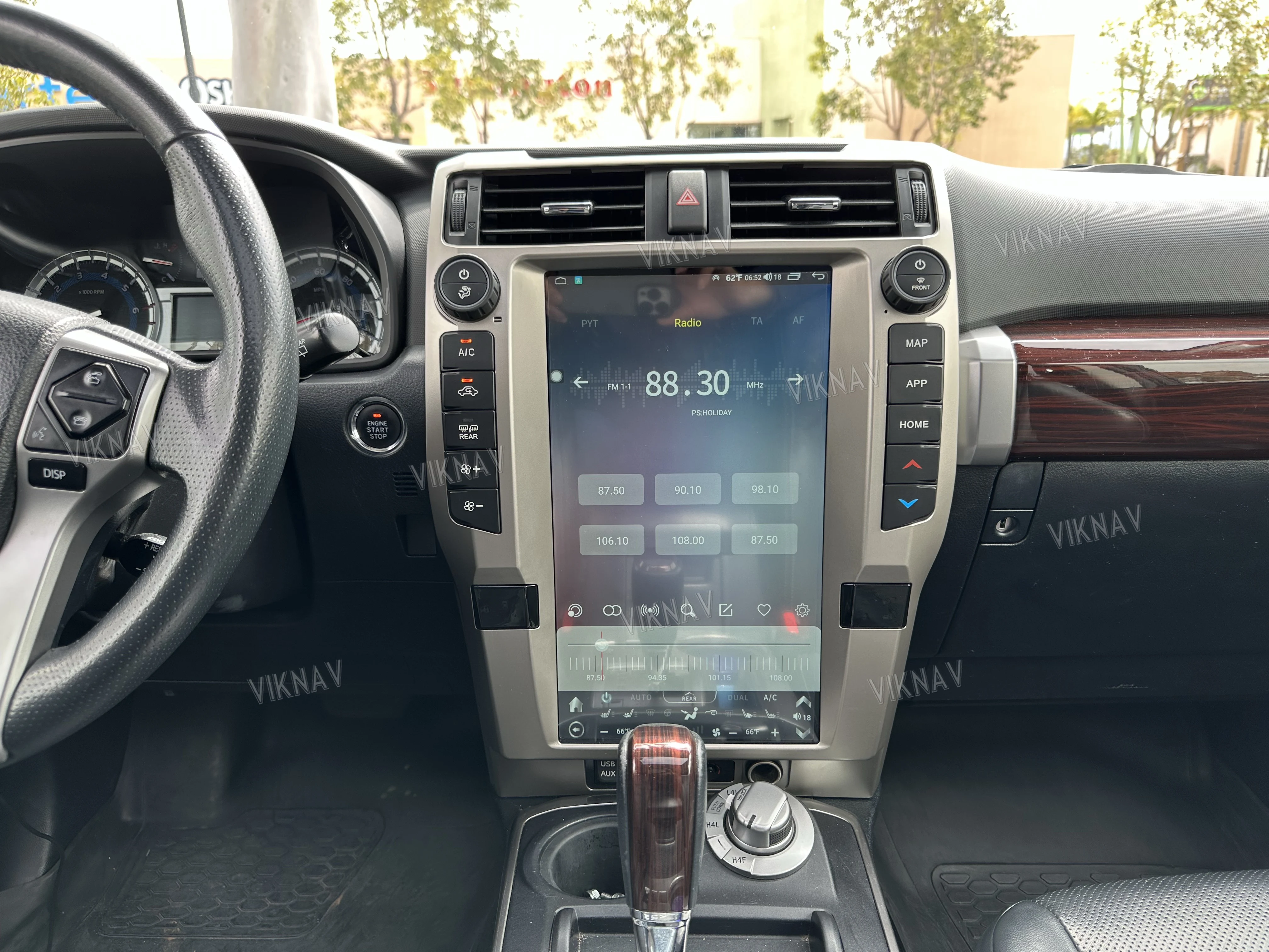 Android Toyota 4Runner Head Unit Авто стерео 2010-2023 Мультимедийный проигрыватель Замена
