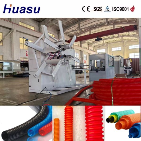 Nitriding Treatment Screw Corrugated Pipe Machine with 32mm-1600mm Pipe Diameter Range and PLC Control Touch Screen Interface