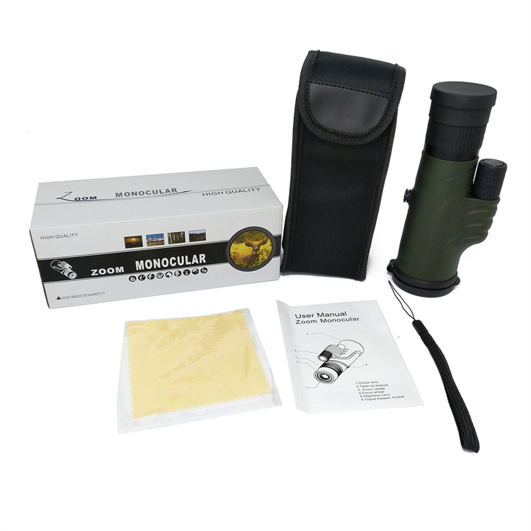 Телескоп 8-20x42 сигнала телескопичный сильный Monocular с зажимом мобильного телефона