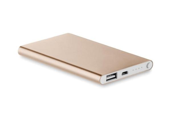 Custom Pocket Sized Portable Chargers Sleek Aluminum House 4000mAh Power Bank