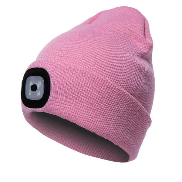 Factory Price LED Lighted Beanie Cap Hip Hop Men Knit Hat Winter Warm Hunting Camping Running Hat Gifts For Woman Man