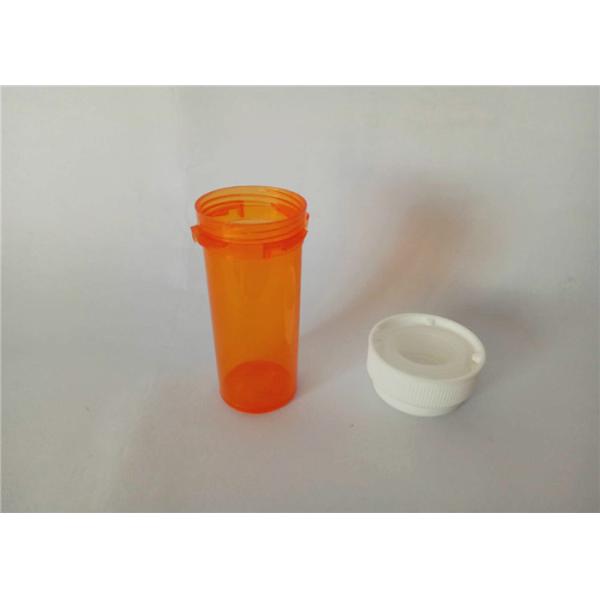 Seal Amber Reversible Cap Vials Child Proof H84mm*D32mm With Even Thickness