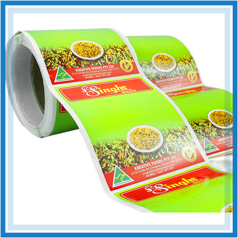 Custom Sticky Labels for Packaging Shipping and Branding Durable Waterproof and Easy-to-Use Adhesive Labels
