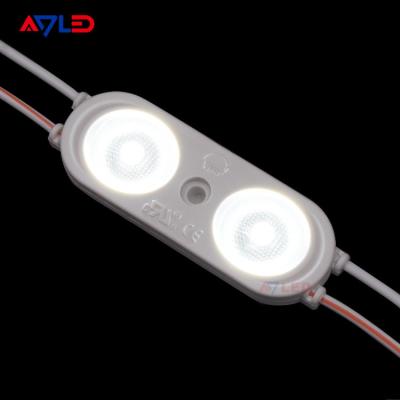 Injeção exterior brilhante alta impermeável do diodo emissor de luz 2W 2 2835 da C.C. 12V 24V dos módulos do diodo emissor de luz de SMD