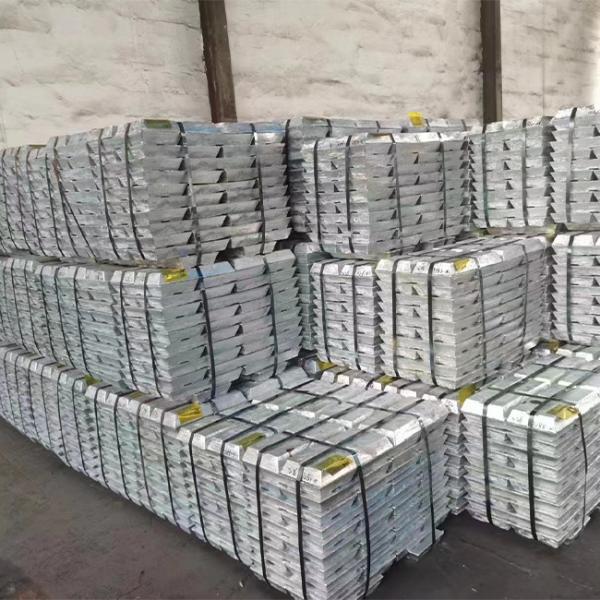 Non Alloy DIN Silver Aluminium Zinc Ingot Metal Price Per Pound 99.95