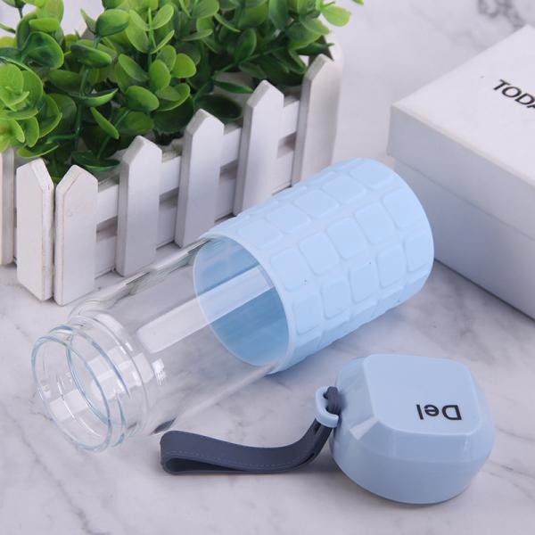 Wide Mouth Glass Water Bottle Lead Free High Borosilicate For Christmas Gifts