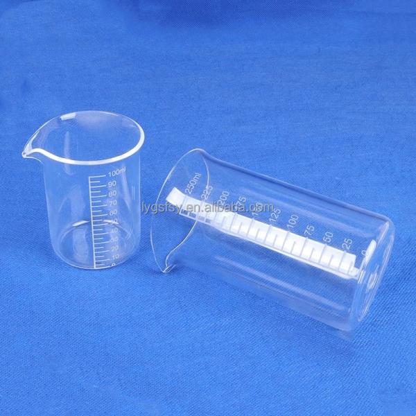 2.2g/cm3 Density High Temperature Corrosion Resistant Transparent Quartz Glass Beaker For Industrial