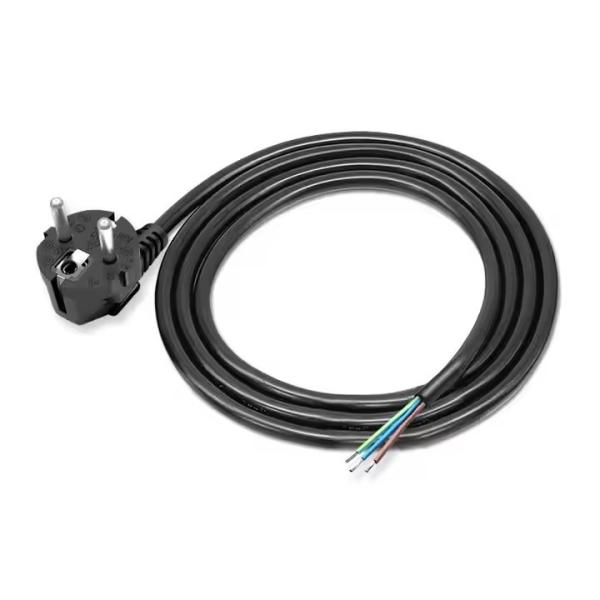 Хороший продавец EU Power Cord 3G 18 Awg 1.5M Single Head Bare Wire Tail Peeled Tin Tail Для бытовой техники или электроинструмента