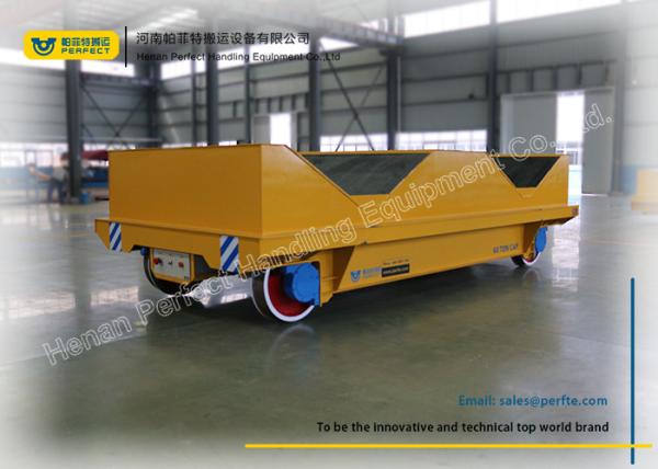 Rail Powered Steel Tube Coil Transfer Cart Self - Driven No Limited Working Time
