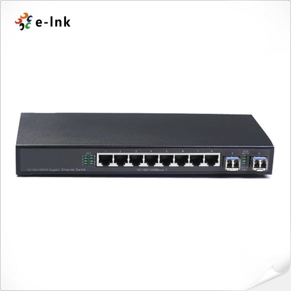 8G+2SFP Ring Type Fiber Ethernet Switch