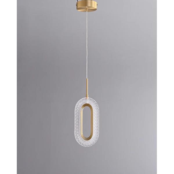 Nordic light luxury living room restaurant entrance chandelier high-end creative bedroom lamp led chandelier full set of home lighting