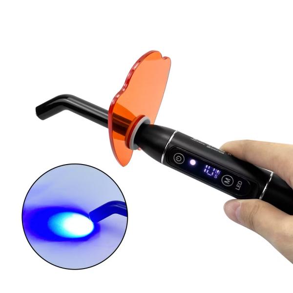 ALS Dental LED Light Cure Machine Dental Lamp Wireless 5W 1500mw Blue Light