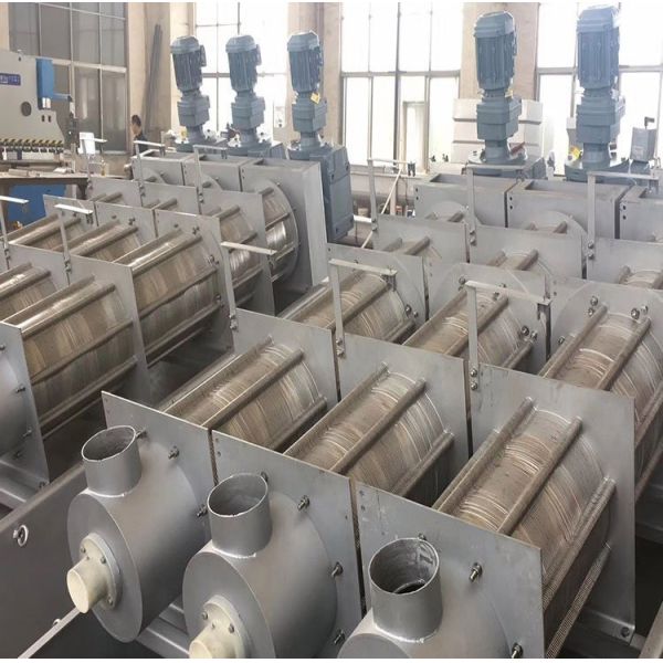 0.5–5kW Screw Press Sludge Dewatering Machine , Effluent Treatment Plant For Textile Industry