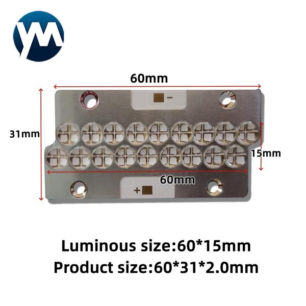 Module de durcissement par splicing de 180W de nouvelle conception pour le durcissement de puces à LED UV
