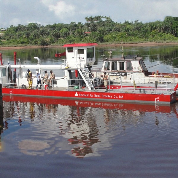 Professional Small River Sand Dredging Machine Detachable Structure Easy Maintenance