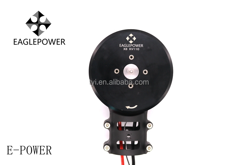 Eagle Power X8 High Efficiency Integrated Motor Kit for UAV Including FOC ESC Propeller Motor Holder and LED Light