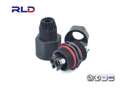 Parafuse o conector de cabo impermeável conduzido impermeável dos conectores 2PIN 3PIN 4PIN IP68