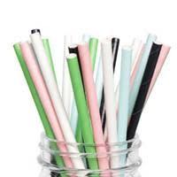 Eco-friendly 6mm 8mm 10mm 12mm colorful drinking paper straws