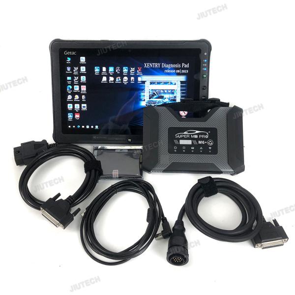F110 tablet+2025 Super MB Pro M6 Herramienta de diagnóstico DOIP para automóviles y camiones Versión completa para Benz Coches Camiones Herramienta de diagnóstico