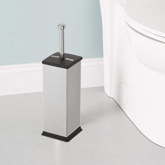 Luxury Toilet Brush Accessories Metals Small Toilet Brush Soft Brush Head Set