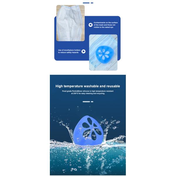 Food Grade Silicone Houseware 3D Mask Bracket Support