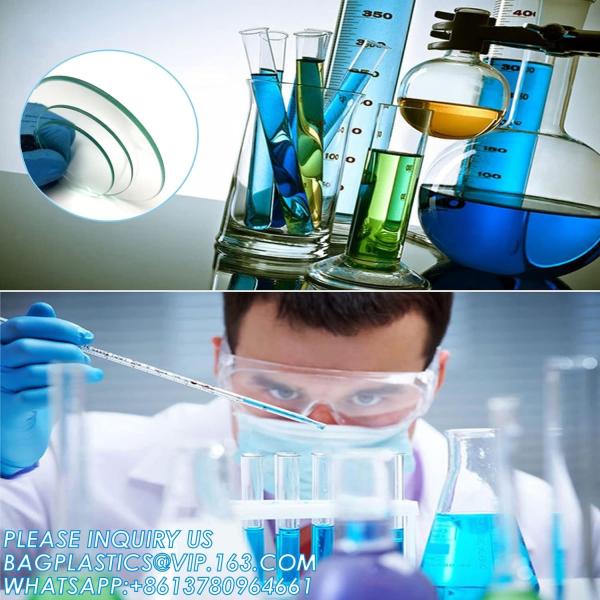 Watch Glass Beaker Cover Set High Temperature Resistant Cover Lids for Scientific Laboratory Watch Glass Equipment