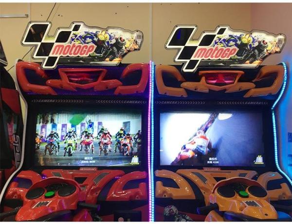 Professional Motorcycle Game Simulator Adjustable Realistic Design