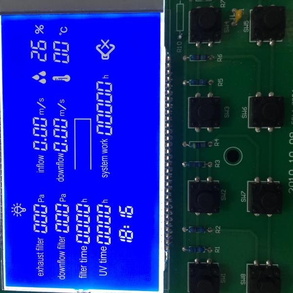 Transmissive Negative Stn Monochrome Lcd Module Cob Rohs Sgs Long Life